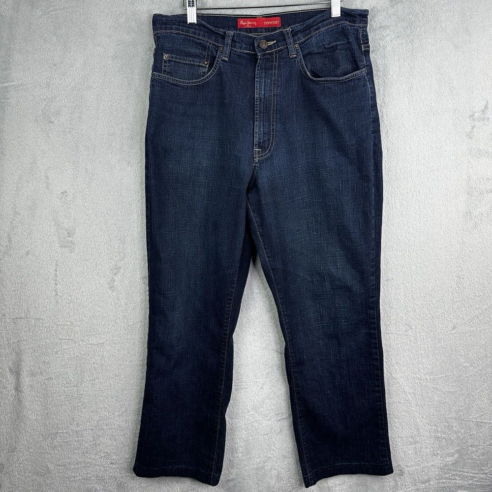 Pepe Jeans London Jeans Mens‎ Blue Denim Comfort Relaxed Fit 36x33 (32x27)
